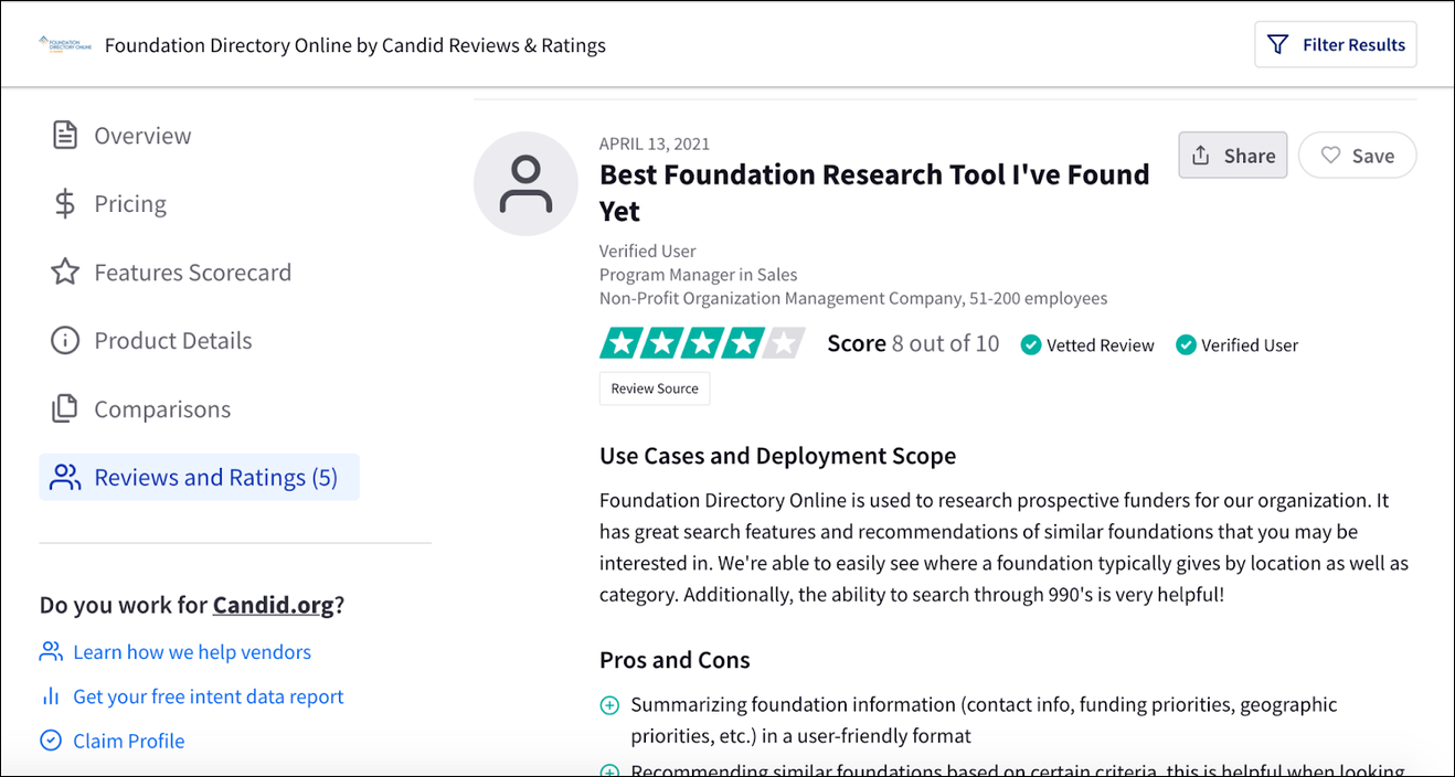 Is Foundation Directory Online Worth It? Instrumentl